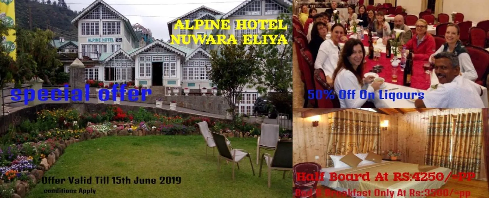 Alpine Hotel Nuwara Eliya Srí Lanka